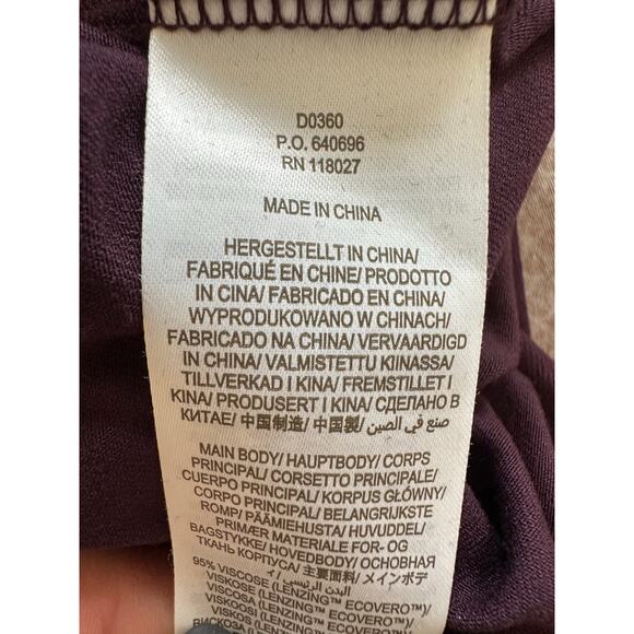 Boden Plum Tulle Sleeve Midi Dress in Fig Size 14 NWT - Picture 15 of 16